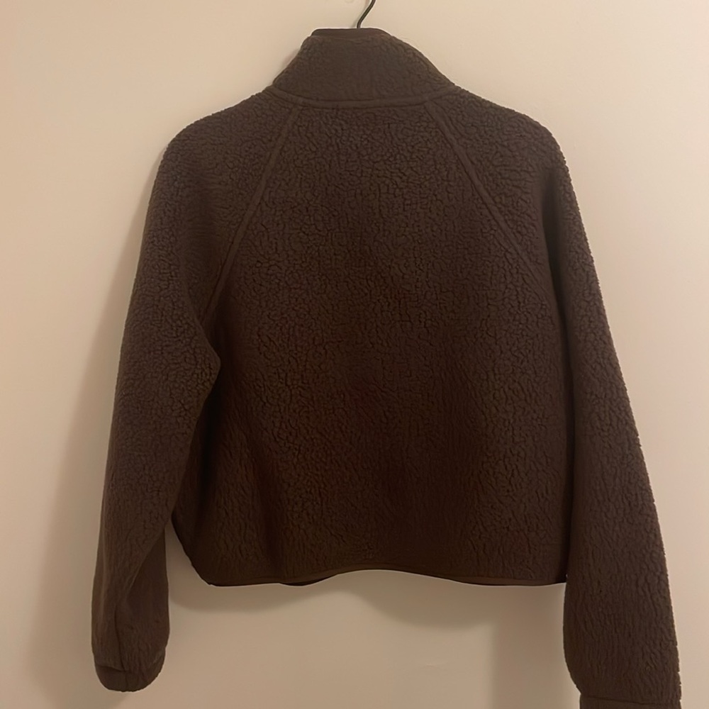 Aritzia brown fleece size M - Picture 2 of 4